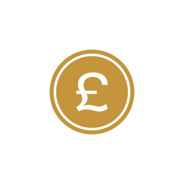 Pound Sterling Currency Money Icon Template