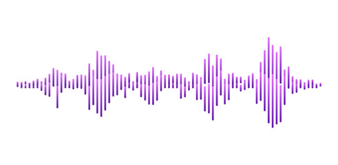 Sound wave audio vector radio player music track graphic voice background waveform © kolonko