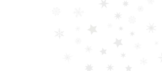 Snowflakes Falling On Snow - Winter Banner