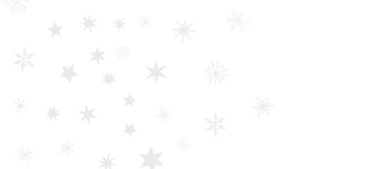 Snowflakes and bokeh lights on the blue Merry Christmas background. 3D render