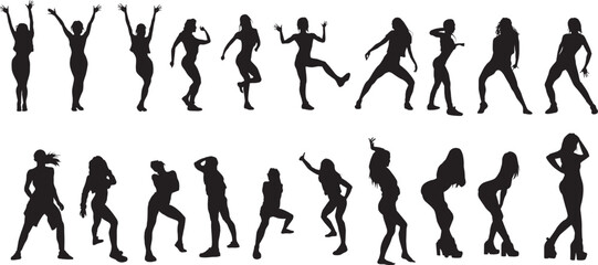 silhouette of a hip-hop dancer