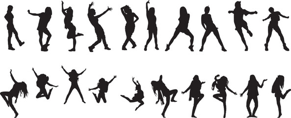 silhouette of a hip-hop dancer