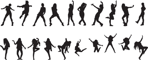 silhouette of a hip-hop dancer