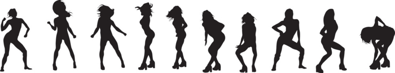 silhouette of a hip-hop dancer