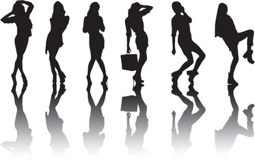 silhouette of a dancer