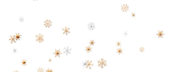 Christmas Card - Snowflakes Of Paper In Frame