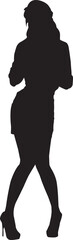 silhouette of a hip-hop dancer