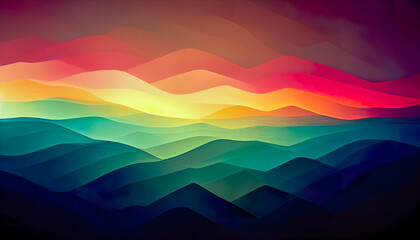Abstract gradient wallpaper background header illustration