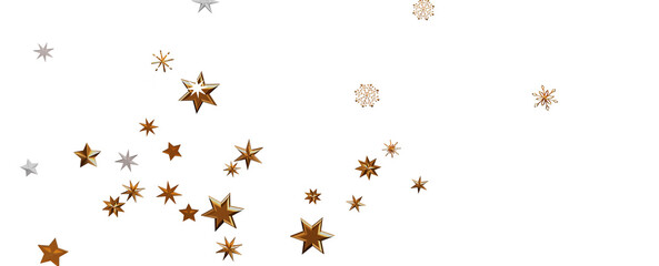 stars background, sparkle lights confetti falling. magic shining Flying christmas stars on night