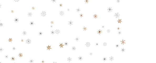 The winter background, falling snowflakes