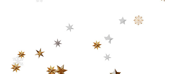 Snowflakes Falling On Snow - Winter Banner