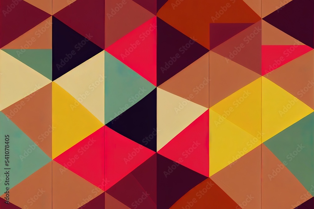 Poster abstract geometric pattern. seamless background with geometry shapes and figures. modern texture des