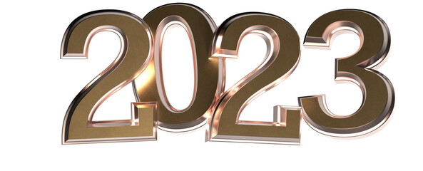 2023 New year change, turn.