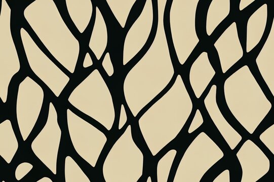 African Brush Stroke Mud Cloth Fabric Pattern. Ethnic Boho Seamless 2d Illustration Pattern In Sage Green And Beige, Tribal.