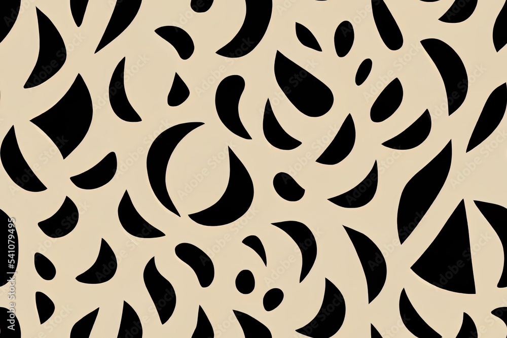 Aufkleber leopard pattern design. seamless leopard print pattern design, 2d illustration illustration backgrou