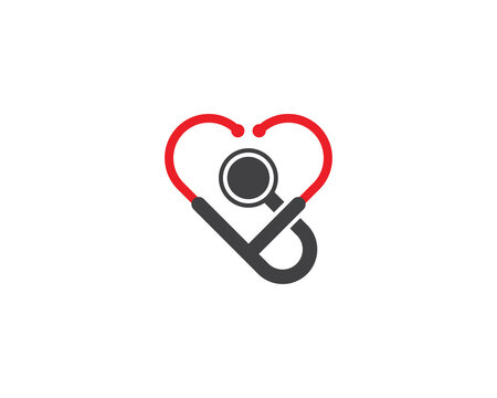 recommend clip art: Heart stethoscope Logo Concept sign icon symbol Element Design. Love, Health Care, Medical Logotype. Vector illustration template