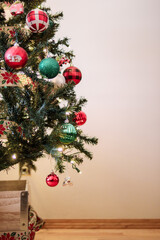 christmas tree with decorations