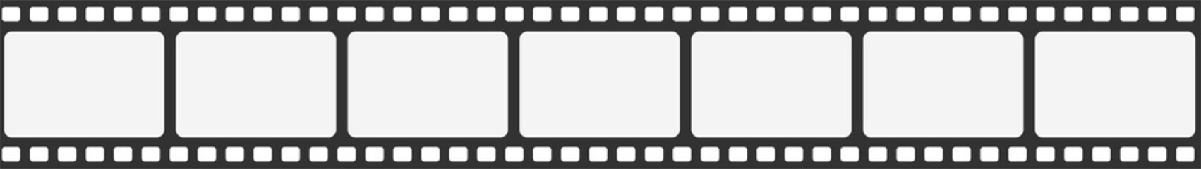Film strip frame or border. Photo, cinema or movie negative. Illustration