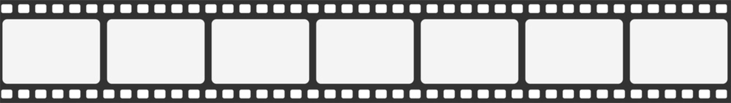 Film strip frame or border. Photo, cinema or movie negative. Illustration