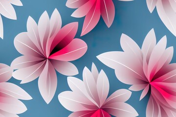 Fototapeta premium flower seamless pattern on background