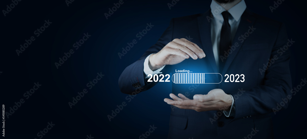 Aufkleber hand pressing loading progress on screen