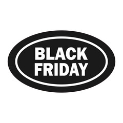Black Friday icon for advertising, banners, leaflets and flyers
