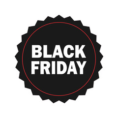 Black Friday icon for advertising, banners, leaflets and flyers