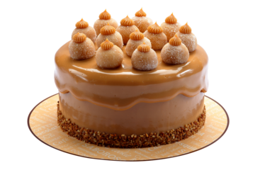 Covered cake milk sweet