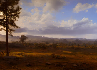 Travel Blue Valley View Trees Hill Field Hills Nature Scenic Landscape Sky Spring Panorama Cloud Farm Tree Green Clouds Sky Mountain Zealand Meadow Mountains Summer Grass New