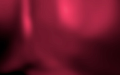 Abstract blurred gradient mesh background on bright red maroon colour.