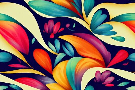Seamless colorful paint butterfly background. Textile design. Surface pattern.