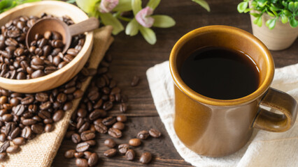 コーヒーとコーヒー豆