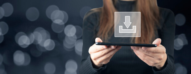 File upload icon and phone