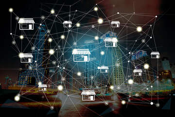 Network of outlets.
