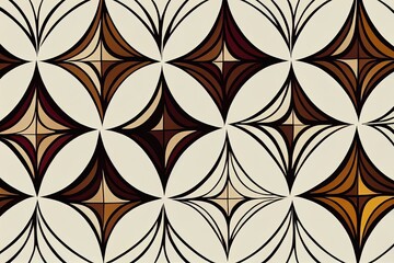 Fototapeta premium A beautiful geometric style border design Illustration handmade artwork. background hand drawing. Perfectly for wrapping paper, wallpaper, fabric prin