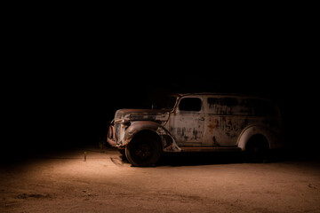 Old Truck at Night