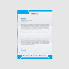 Elegant letterhead template design