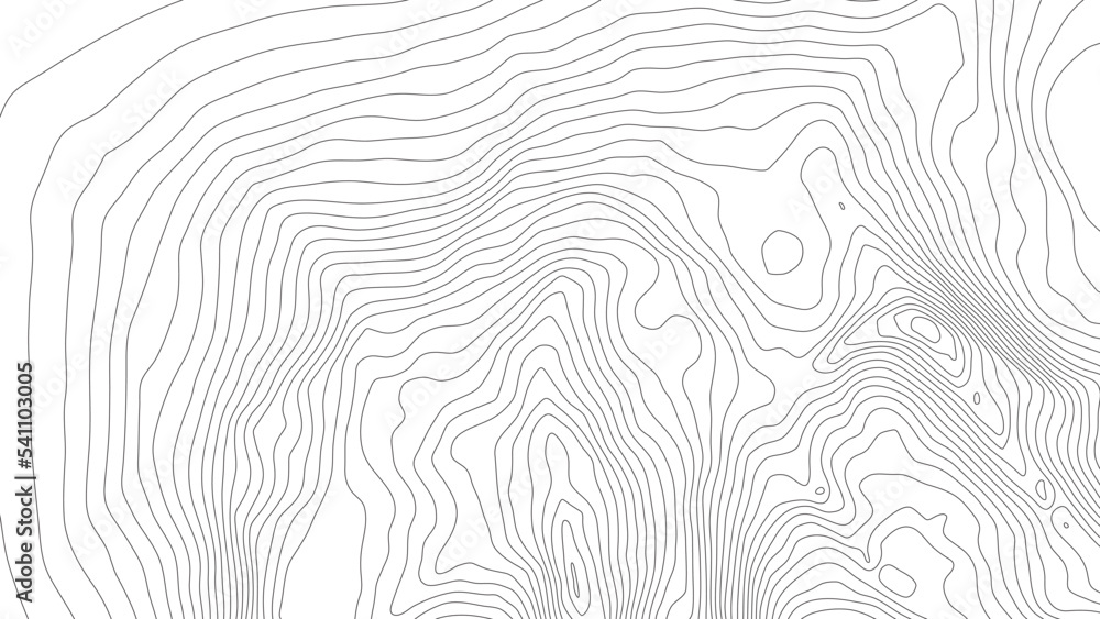 Aufkleber the stylized height of the topographic contour in lines and contours. black on white colors. the con