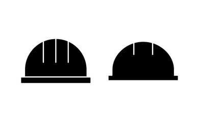 Helmet icon vector for web and mobile app. Motorcycle helmet sign and symbol. Construction helmet icon. Safety helmet