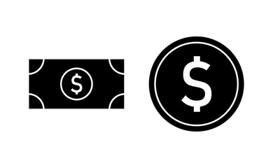 Money icon vector for web and mobile app. Money sign and symbol