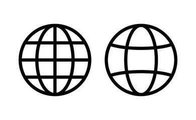 Web icon vector for web and mobile app. go to web sign and symbol. web click icon. Global search icon