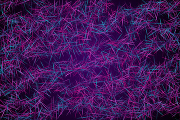 Digital geometric blue lines streams visual technology concept. Abstract scientific background