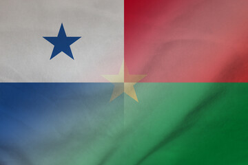 Panama and Burkina Faso government flag transborder negotiation BFA PAN