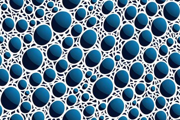 Curve Waves Geometric Pattern background, 2d illustration illustration Riptide Blue Gradient.