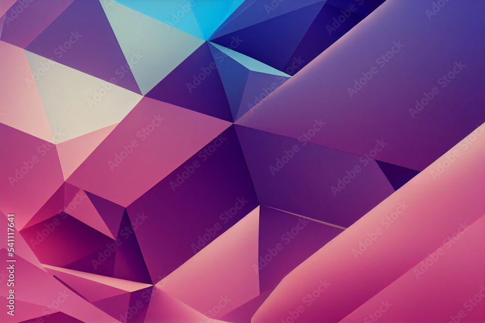 Poster 3d background with gradient geometric shapes. cutout fluid shapes, color gradient layers. cutting pa