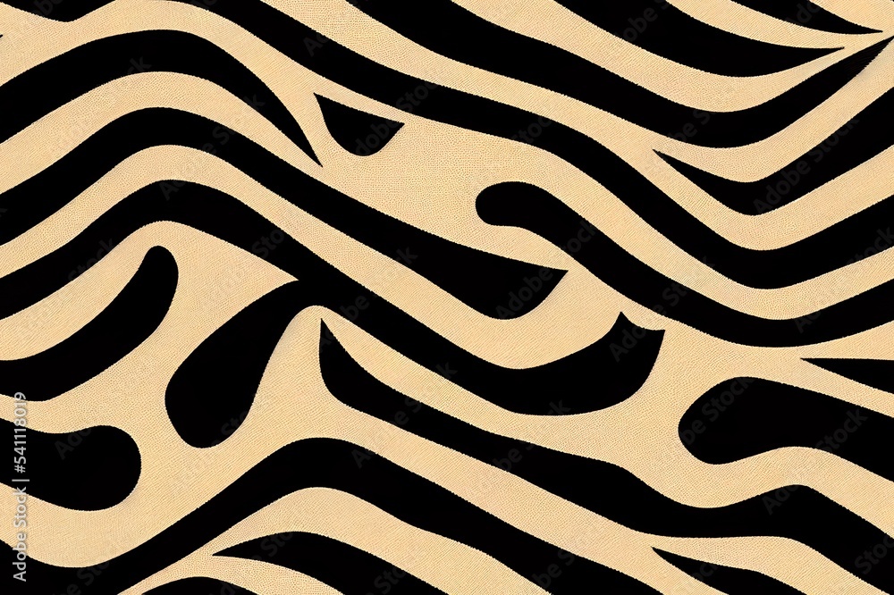 Poster seamless abstract zebra pattern, texture print.