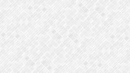 白のモザイクタイルのテクスチャ素材