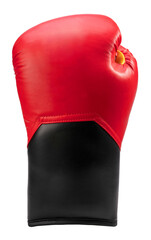 Boxing gloves isolated on white background, Red and black boxing gloves isolated on white with work path.