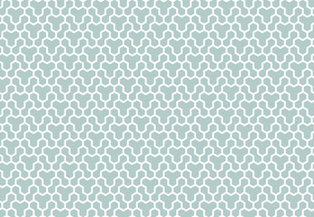 Seamless geometric background for your designs. Modern vector light blue and white ornament. Geometric abstract pattern