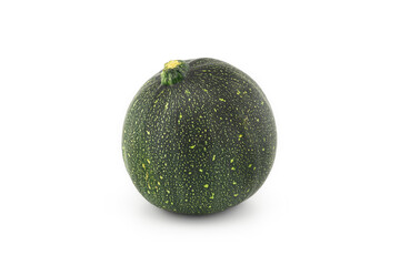 Courgette or zucchini isolated on white background